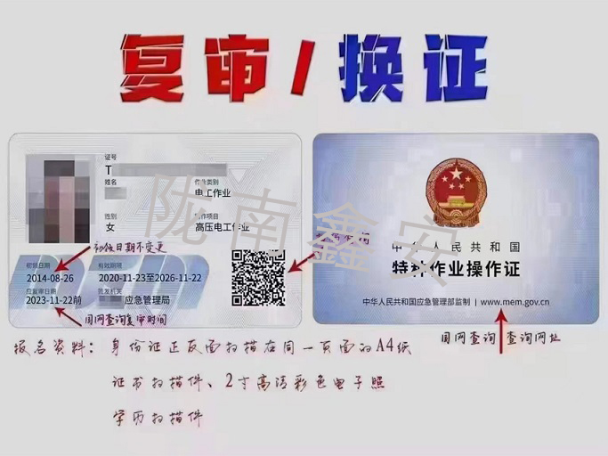 复审/换证